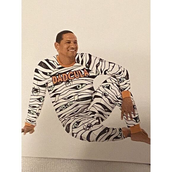 New Mens Halloween Mummy pajama Set Size Large - Picture 1 of 6